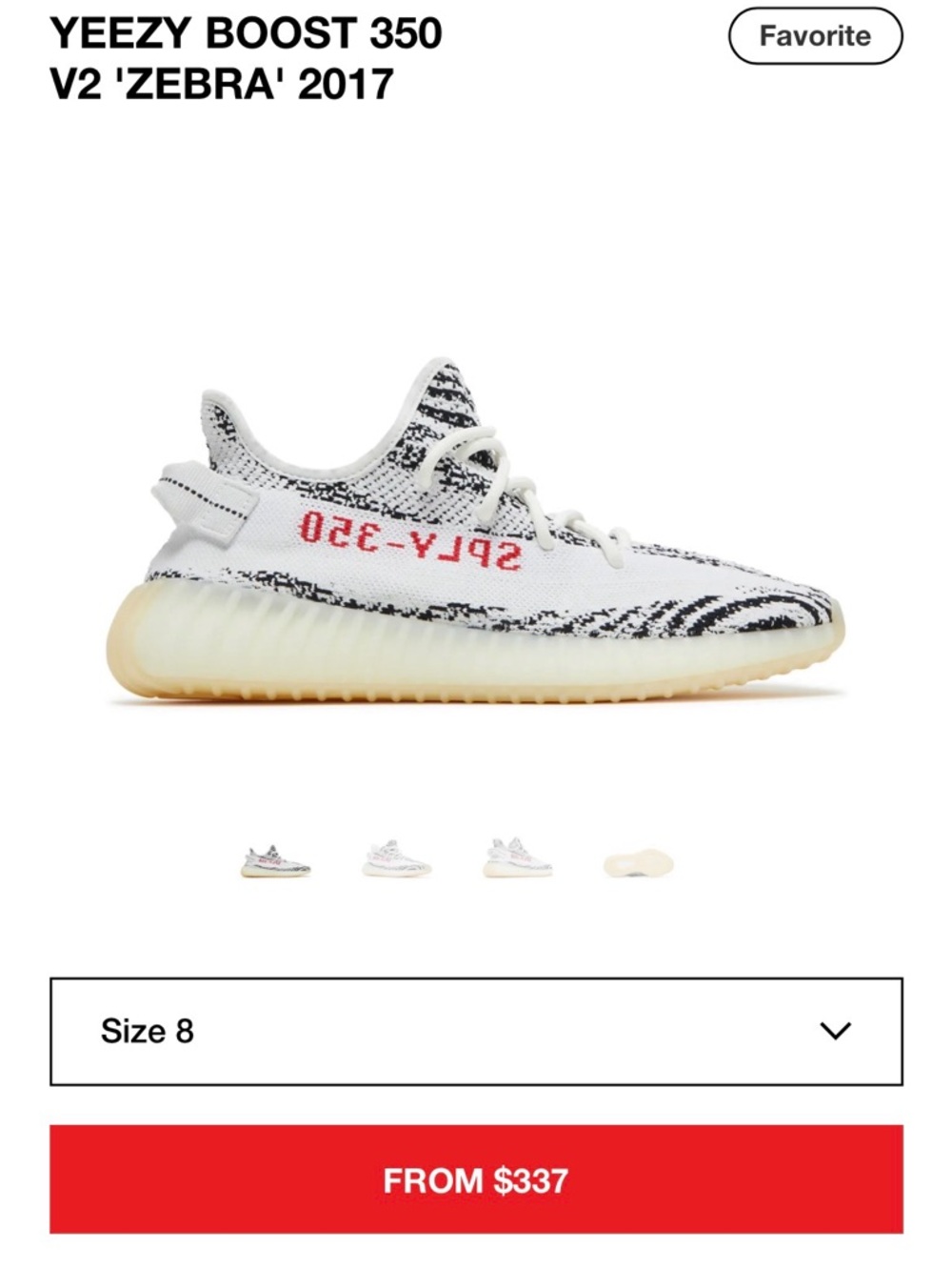 Adidas Yeezy Boost V2 Zebras, Size 8 - NEW-Worn 2-3 times. Comes with box.